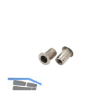 Blindnietmutter Flachkopf ger�ndelt Rundschaft offen M 4x10.0 Aluminium