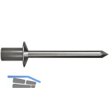 ISO16585 Gesipa Dichtniete Flachrundkopf 3.2x12 Edelstahl mit Edelstahldorn