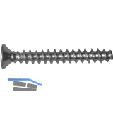 Steckdosen und Ger�teschraube 3.2x 40 verzinkt-blau