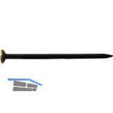 MMK 2.0x40 Stahlnagel Eisen geh�rtet, gebl�ut mit Messingkopf