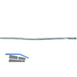 Drahtseil DIN3055 � 3/4 mm 7x7 Litzen + 1 FE - Edelstahl A4 + PVC ummantelt