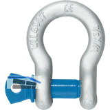 Sch�kel Hochfest geschweift mit Augenbolzen NG 1'' feuerverzinkt