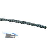 Drahtseil DIN3055 � 1 mm 4x3 Litzen + 1 FE verzinkt