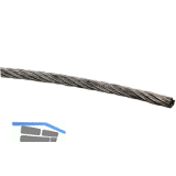 Drahtseil DIN3060 � 2 mm 7x19 Litzen - Edelstahl A4