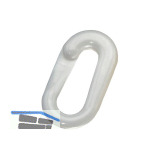 Scherglied Kunststoff wei� Materialst�rke 6 mm