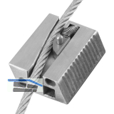 D�RNER + HELMER Ruck-Zuck Drahtseilschloss 2mm vz SB-2