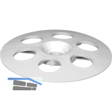 FISCHER D�mmstoffteller ISO-Scheibe 8/60 f�r Nagel- oder Rahmend�beln