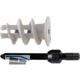 FISCHER GK Gipskartond�bel Nylon grau