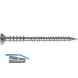 FISCHER JUSS 6.0x100 Justierschraube f�r Abstandsmontagen verzinkt-blau