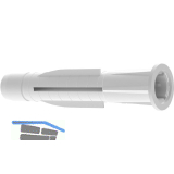 TOX-TRIKA Allzweckd�bel 8x 51 mit Kappe Kunststoff wei�