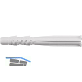 TOX TFSL-Federspirald�bel 8x80 Langausf�hrung Kunststoff wei�