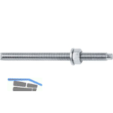 CELO Ankerstange M16x250 - 5.8 verzinkt-blau mit Mutter und Scheibe