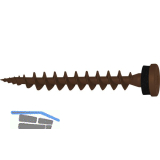 CELO Isolierplattenschraube IPS 80 - saphierbraun