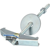 Federklappd�bel KD 5 mit Gewindestange , Scheibe & Sechskantmutter