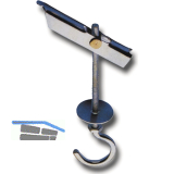 Kippd�bel KDH 6 mit Gewindehaken