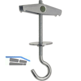 Federklappd�bel KDH 4 mit Gewindehaken