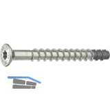 HECO-MM plus Senkkopf 7.5x 95 Multi-Monti Schraubanker Edelstahl A4