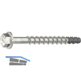 HECO-MMS plus SKT 10x 65 Multi-Monti Schraubanker mit Scheibe - Edelstahl A4