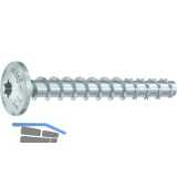 HECO-MMS plus 7.5x 60 verzinkt Multi-Monti Montageschienenanker