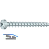 HECO-MMS plus P Halbrundkopf 6x 40 verzinkt Multi-Monti Schraubanker mit Bew.