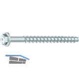 HECO-MMS plus SKT 7.5x120 verzinkt Multi-Monti Schraubanker mit Scheibe
