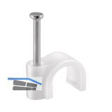 Nagelschelle 6 mm Kunststoff wei�