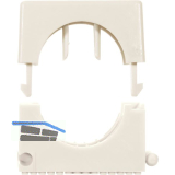 FISCHER SCH Schelle f�r � 23-32 halogenfrei Nylon grau RAL7035