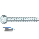 HECO-MM plus SSK Richtst�tzen Betonschraube 16x 130 Stahl verzinkt-blau