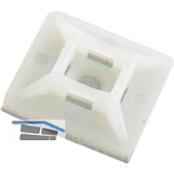 Klebesockel f�r kabelbinder 3.6 mm mit Sonderkleber schwarz