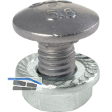 Kabeltrassenschraube M6x12 Stahl verz.