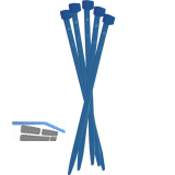 WKK Kabelbinder 4.8x200 blau Polyamid 6.6 mit Metallpigmenten