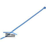 WKK Kabelbinder 3.6x200 blau Polyamid 6.6