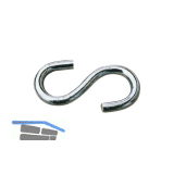 S-Haken 55 mm Stahl verzinkt
