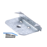 Anfangsprofilholzkralle Stahlband-verzinkt f�r Paneele