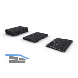 K&R Isopad 192x192x 8 mm f�r Terrassenb�den / 10 St./Pk