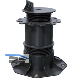 K&R Terrassenlager Kunststoff mit bewegl. Kopf - H�henverstellung 145- 225mm