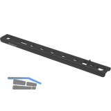 Fassadenclip 130 x 22 schwarz verzinkt