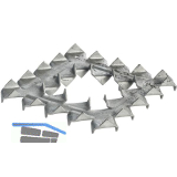 SIMPSON Bulldog Holzverbinder feuerverzinkt C5-100G, eckig zweiseitig mit Z�hne