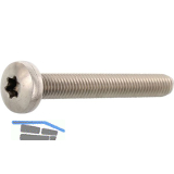 ISO14583 M 3x 20 Torx 10 Edelstahl A2 Linsenschraube (~DIN7985A)