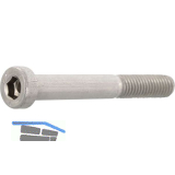 DIN6912 M10x 20 Edelstahl A2-070 Zylinderschraube mit niedrigem Kopf, ISK