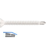 DIN7504O 4.8x 45 TX25 Edelstahl martensitisch Senkkopf-Bohrschraube Form O