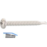 DIN7504N 3.5x 13 Phillips-KS Edelstahl A2 Linsen-Bohrschraube ~ISO15481