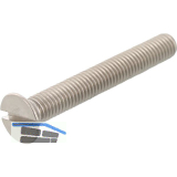 ~ISO2009 M 2.5x12 Edelstahl A2 Senkschraube mit Schlitz (DIN963A)