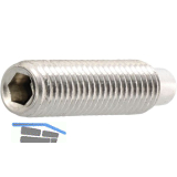 ISO4028 M 8x 16 Edelstahl A2 Gewindestift mit Zapfen Innensechskant (DIN915)