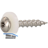Fensterbankschraube 3.9x25 Torx 15 Edelstahl A2 mit Polyamid-Scheibe