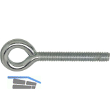 Ringschraube mit metrischem Gewinde M 6x60 Edelstahl A2