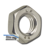 DIN936 M12 Edelstahl A2 flache Sechskantmutter