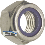 DIN985 M16 Edelstahl A2 Sicherungsmutter niedrige Form mit Polyamideinlage