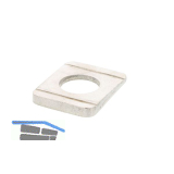 DIN434 M16 Edelstahl A4 Scheibe f�r U-Tr�ger Neigung 8 %