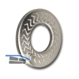 SKM M12 Edelstahl A4 Sperrkantscheibe f�r normale Kopfauflagen